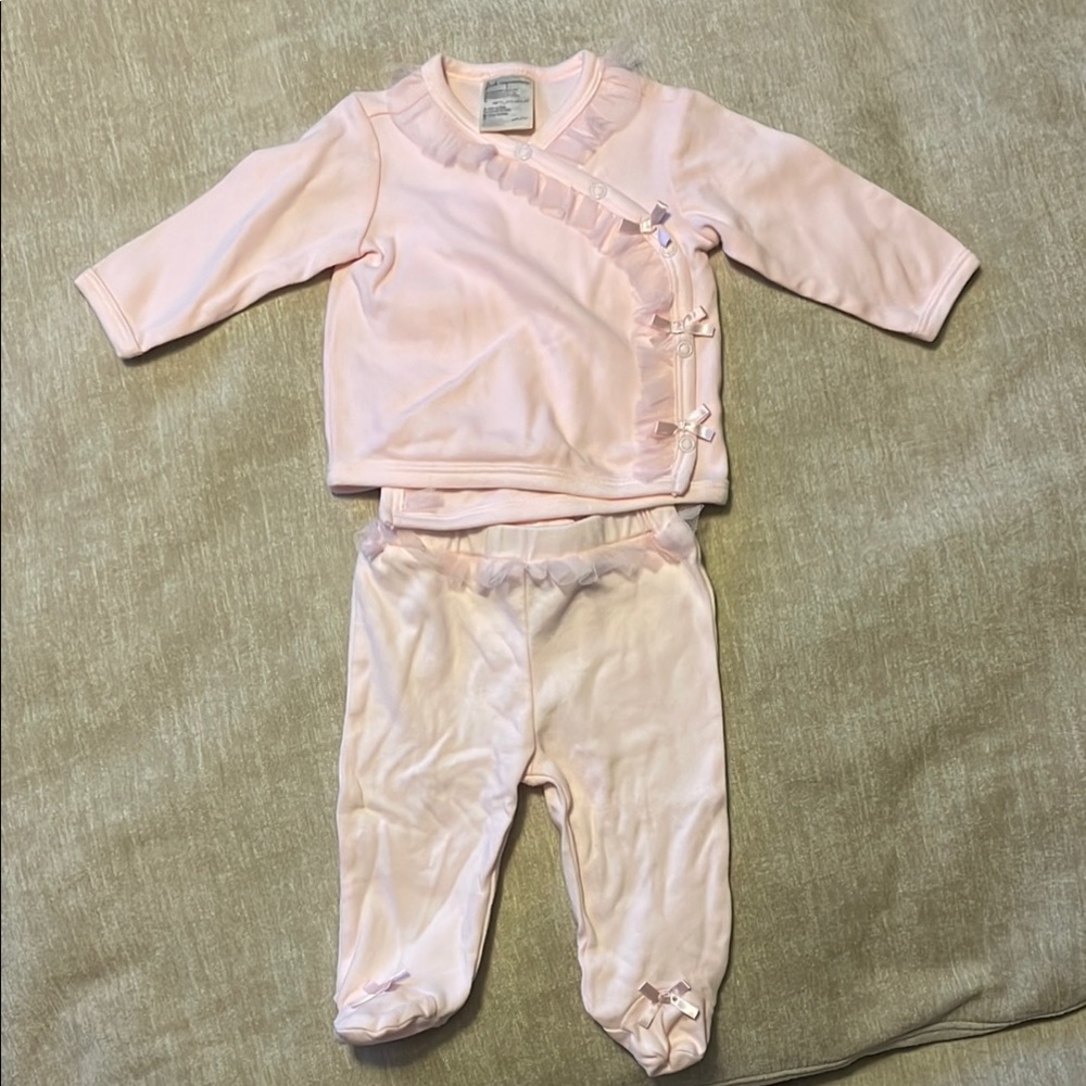 First Impressions Pink Footed Matching Set